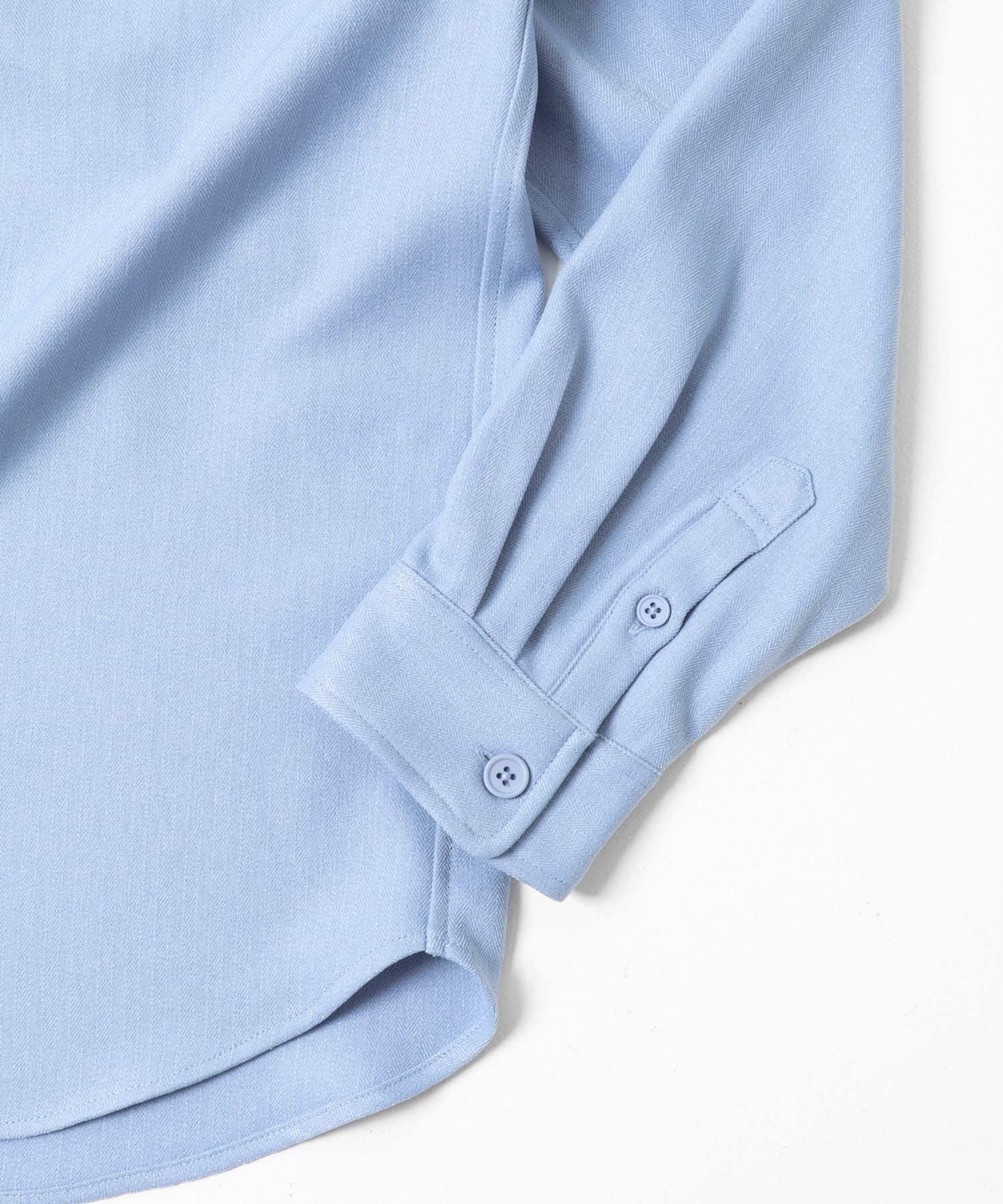 SENSE OF PLACE by URBAN RESEARCH「『UR TECH』ヘリンボーンレギュラーカラーシャツ」|シャツ・ブラウス|