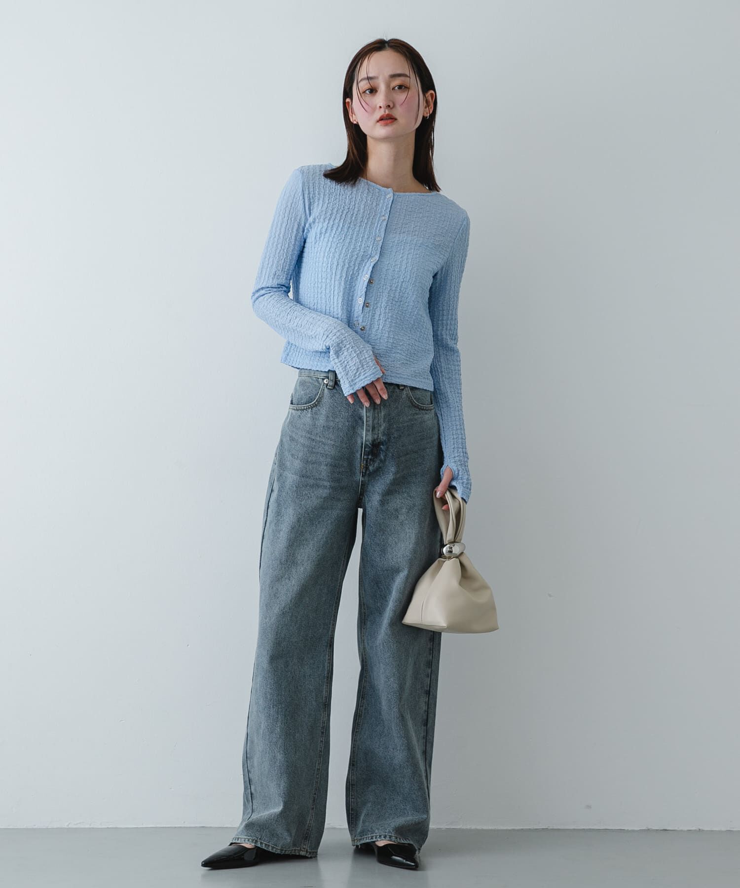 SENSE OF PLACE by URBAN RESEARCH「メタルツキキンチャクバッグ」|ハンドバッグ|