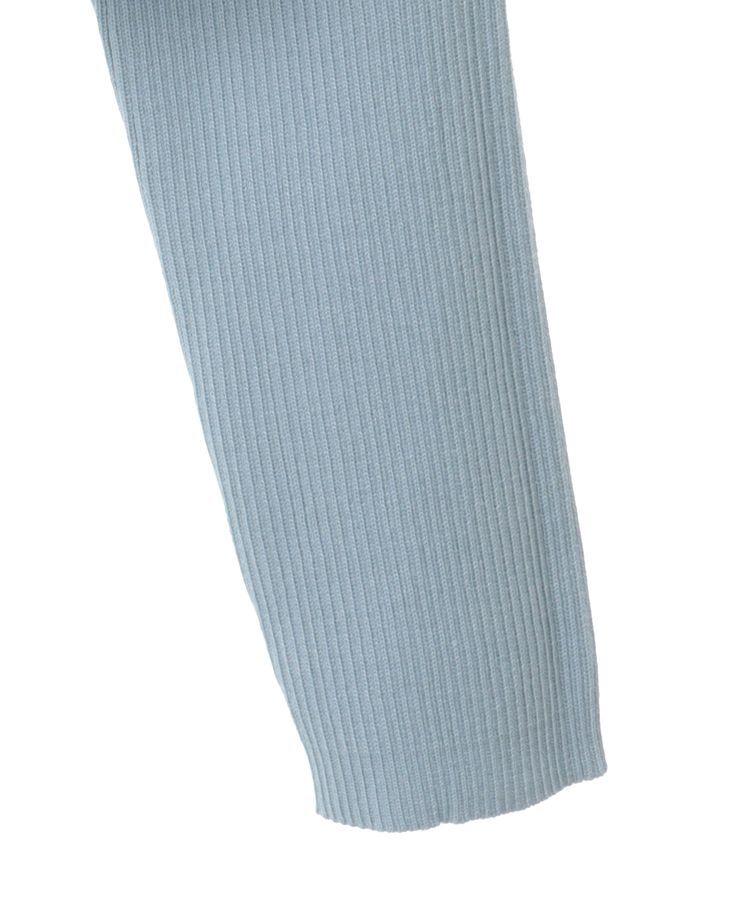 earth music&ecology「フロントリボンリブニットカーディガン」|カーディガン|