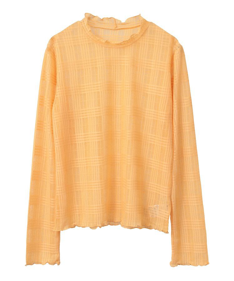 earth music&ecology「シアーチェックプルオーバー」|Tシャツ・カットソー|