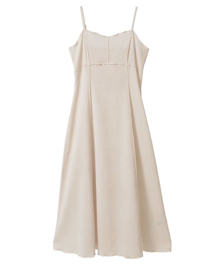 earth music&ecology「SET2点ギャザーカットカーデ＋キャミワンピース」|ワンピース|