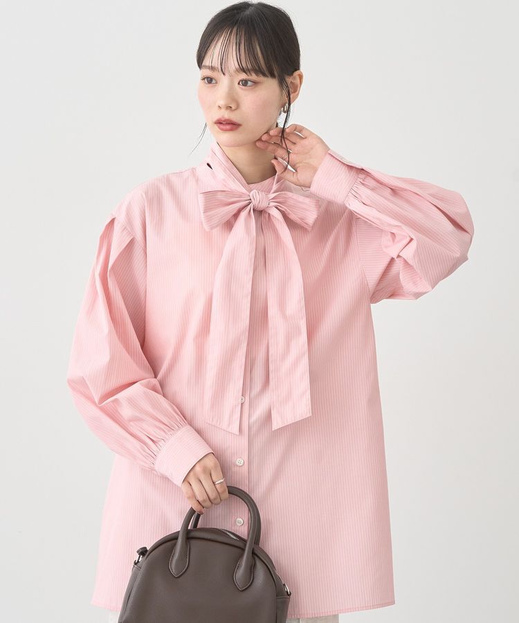 earth music&ecology「2wayボウタイブラウス」|シャツ・ブラウス|