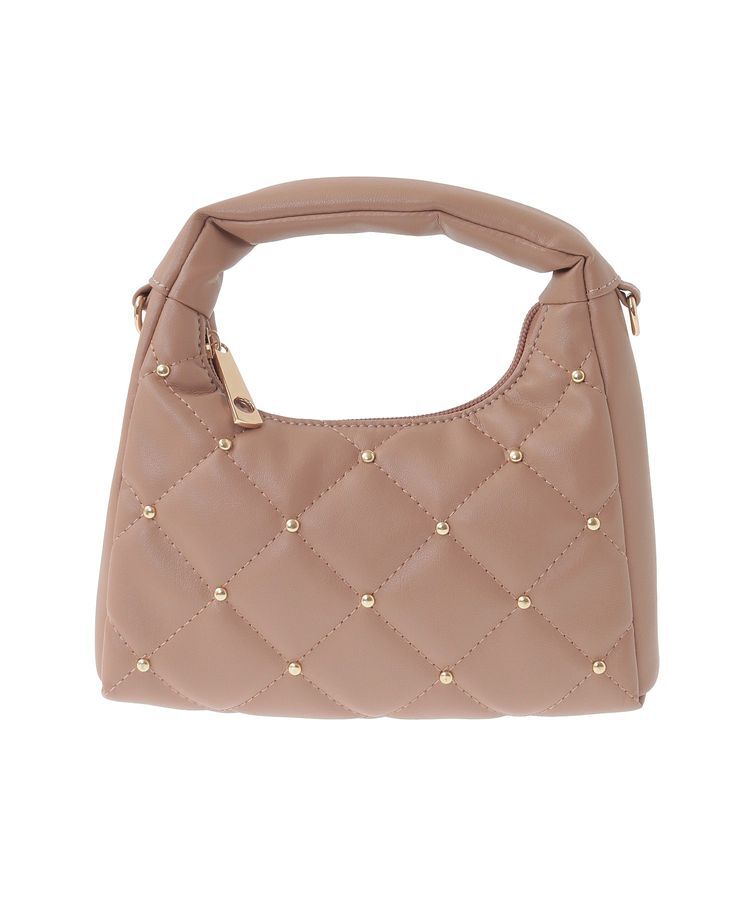 earth music&ecology「スタッズキルトバッグ」|ハンドバッグ|