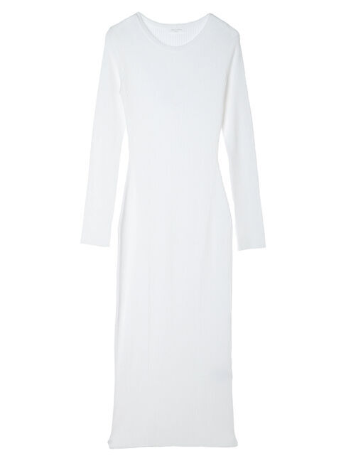 Green Parks「タイトシルエットリブニットワンピース」|ワンピース|