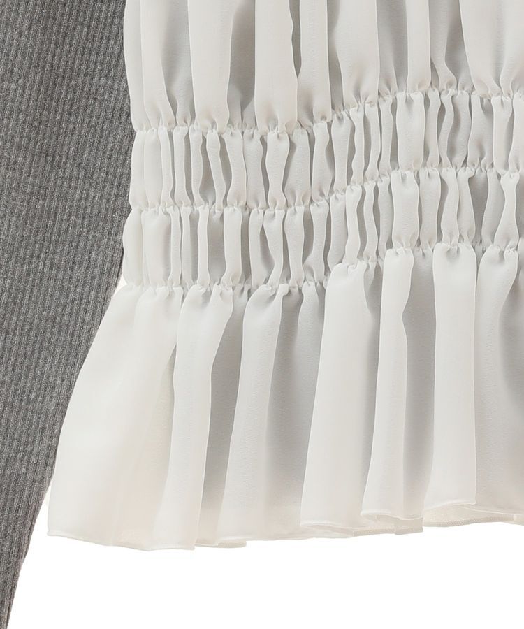 Green Parks「・swing by ビスチェレイヤーハイネックニット」|ニット・セーター|