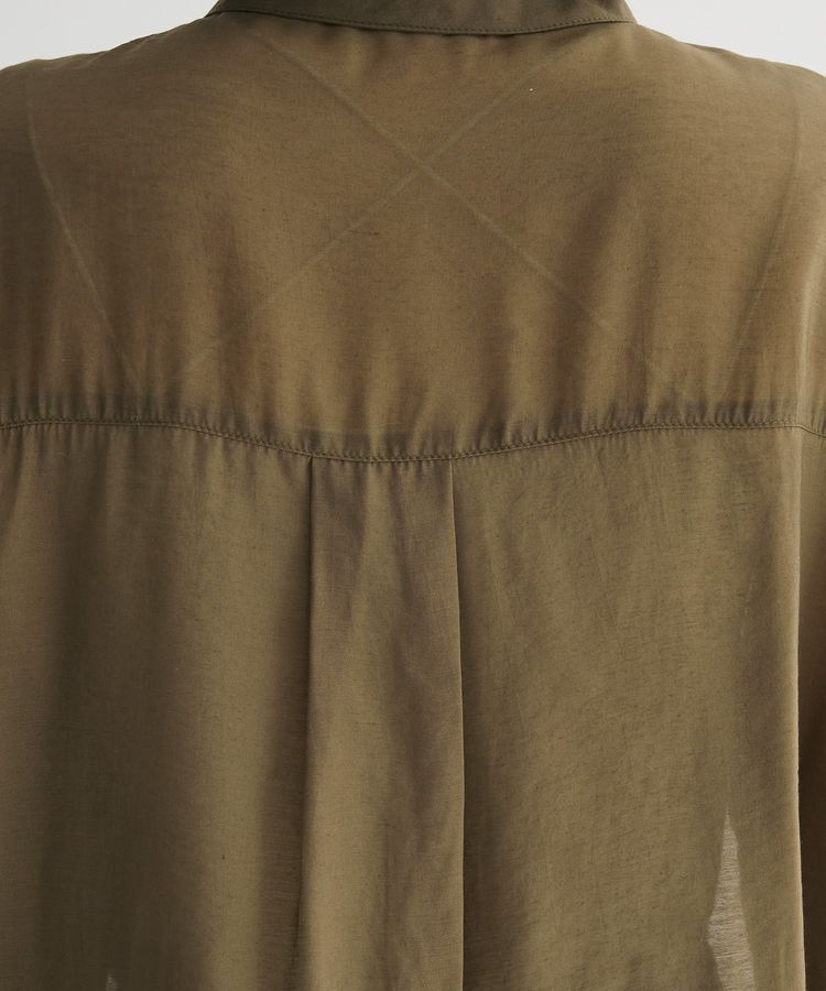 Green Parks「・ELENCARE DUE テープ刺繍シアーシャツ」|シャツ・ブラウス|