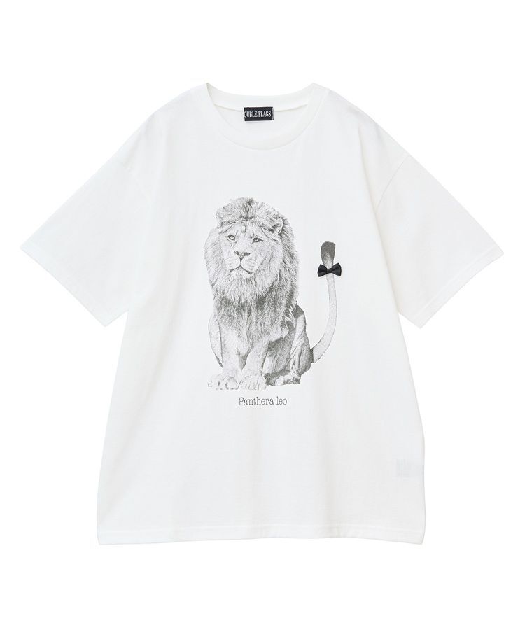 Green Parks「・DOUBLE FLAGS アニマルプリントTEE」|Tシャツ・カットソー|
