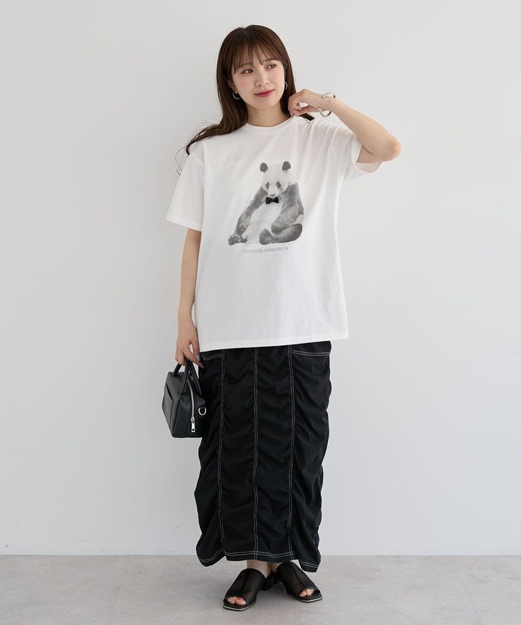 Green Parks「・DOUBLE FLAGS アニマルプリントTEE」|Tシャツ・カットソー|