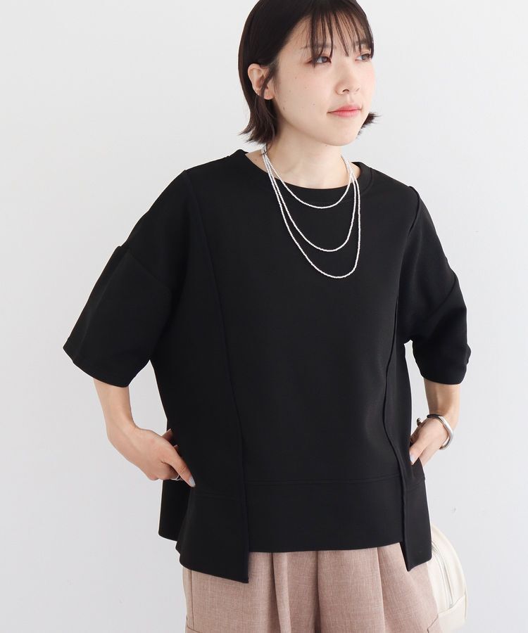 Green Parks「テープパイピングリップルプルオーバー」|Tシャツ・カットソー|