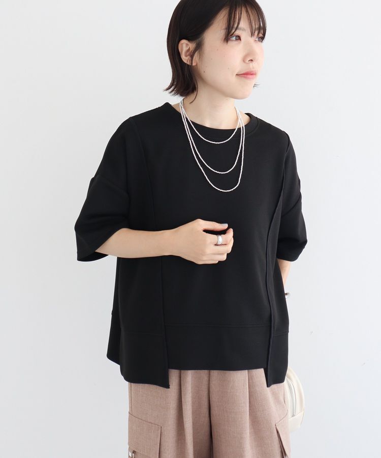 Green Parks「テープパイピングリップルプルオーバー」|Tシャツ・カットソー|