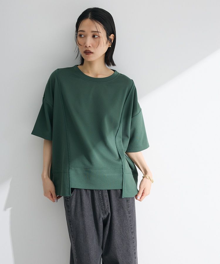 Green Parks「テープパイピングリップルプルオーバー」|Tシャツ・カットソー|