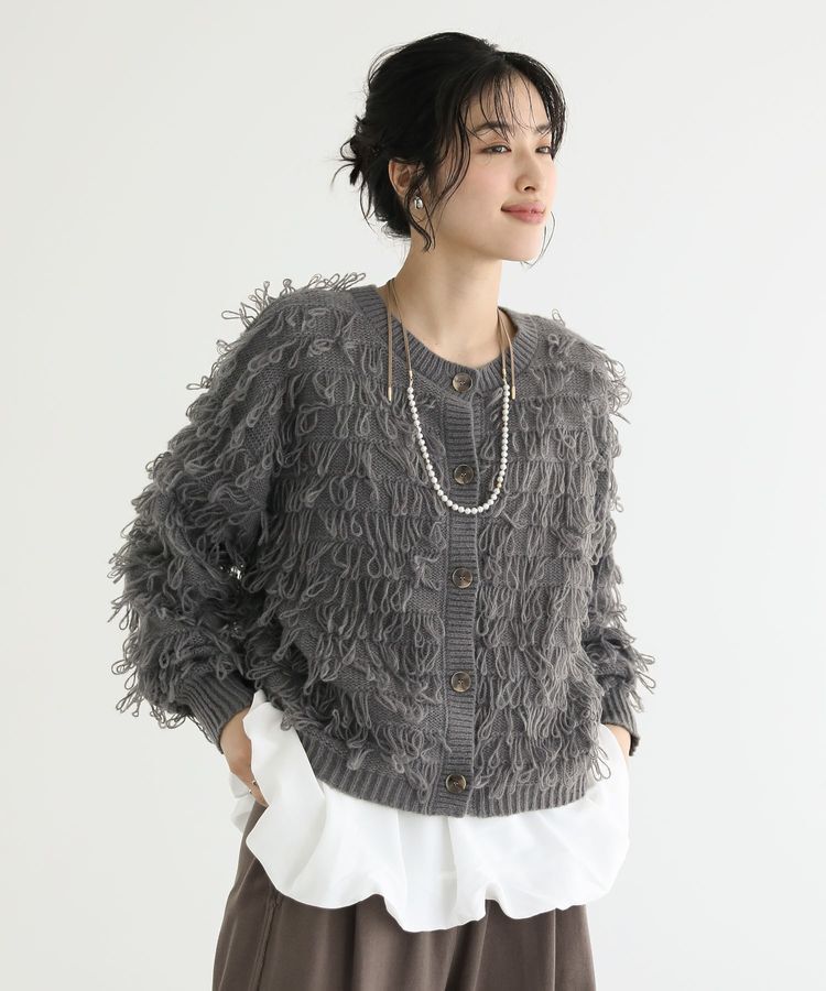 Green Parks「ループニットカーディガン」|カーディガン|