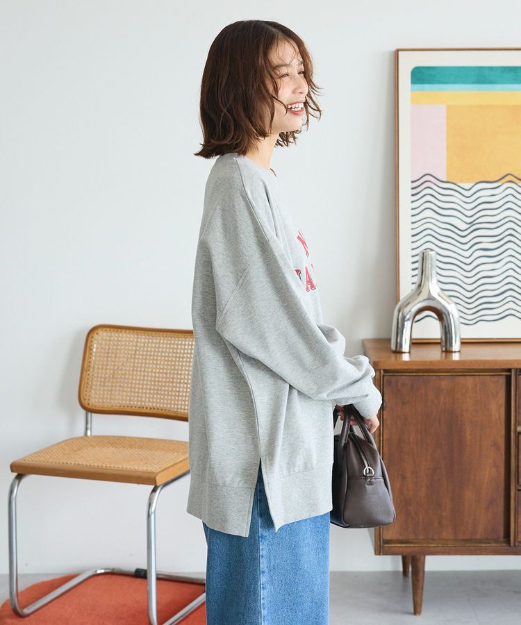 Green Parks「カレッジロゴ裏毛チュニック」|チュニック|
