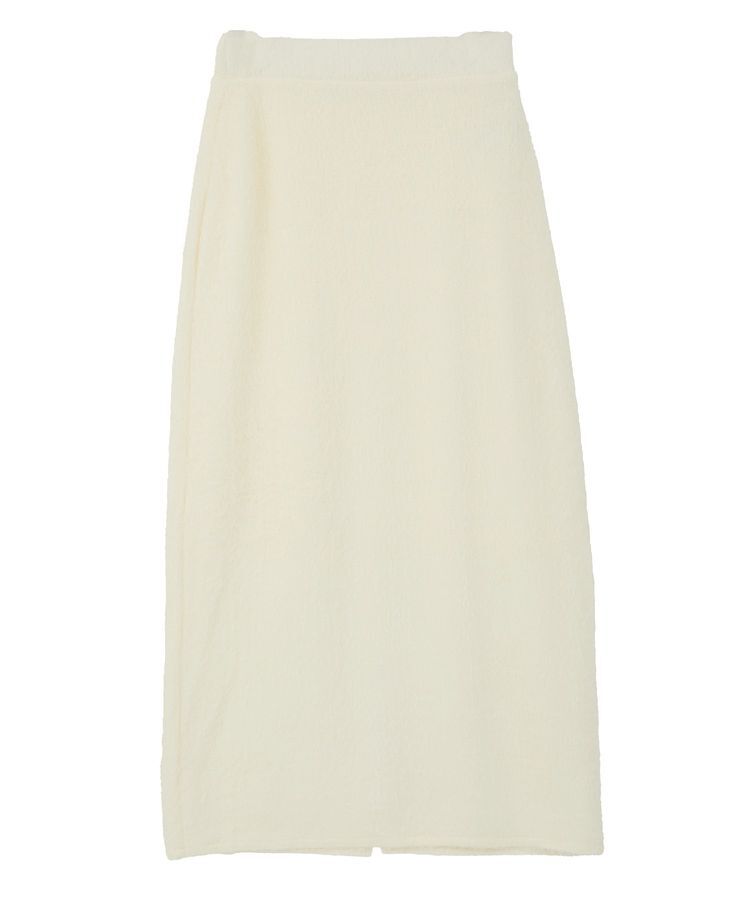 Green Parks「楽ちんシャギーIラインスカート」|タイト|