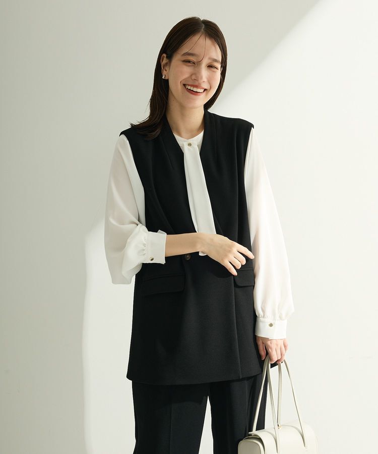 Green Parks「O.2wayボウタイブラウス」|シャツ・ブラウス|