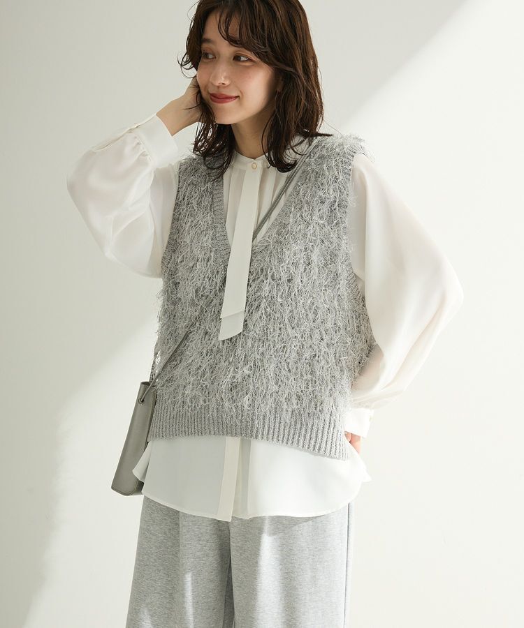 Green Parks「O.2wayボウタイブラウス」|シャツ・ブラウス|