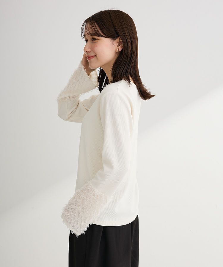 Green Parks「袖フェザードッキングプルオーバー」|Tシャツ・カットソー|