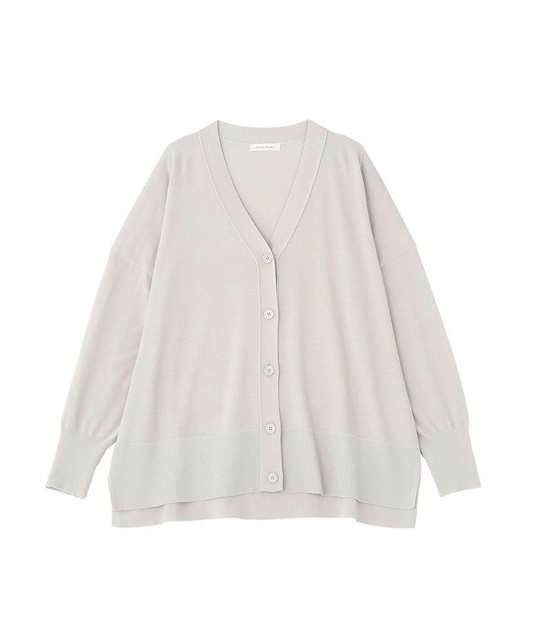 Green Parks「ここちニットVネックカーディガン」|カーディガン|