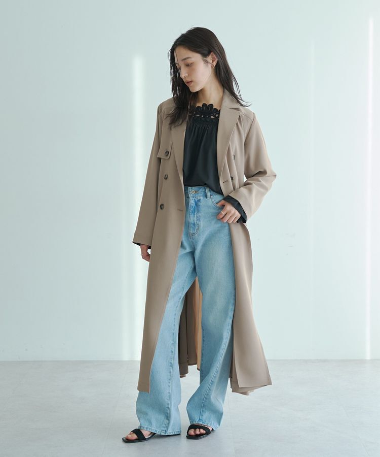 YECCA VECCA「フラワーレースブラウス」|シャツ・ブラウス|