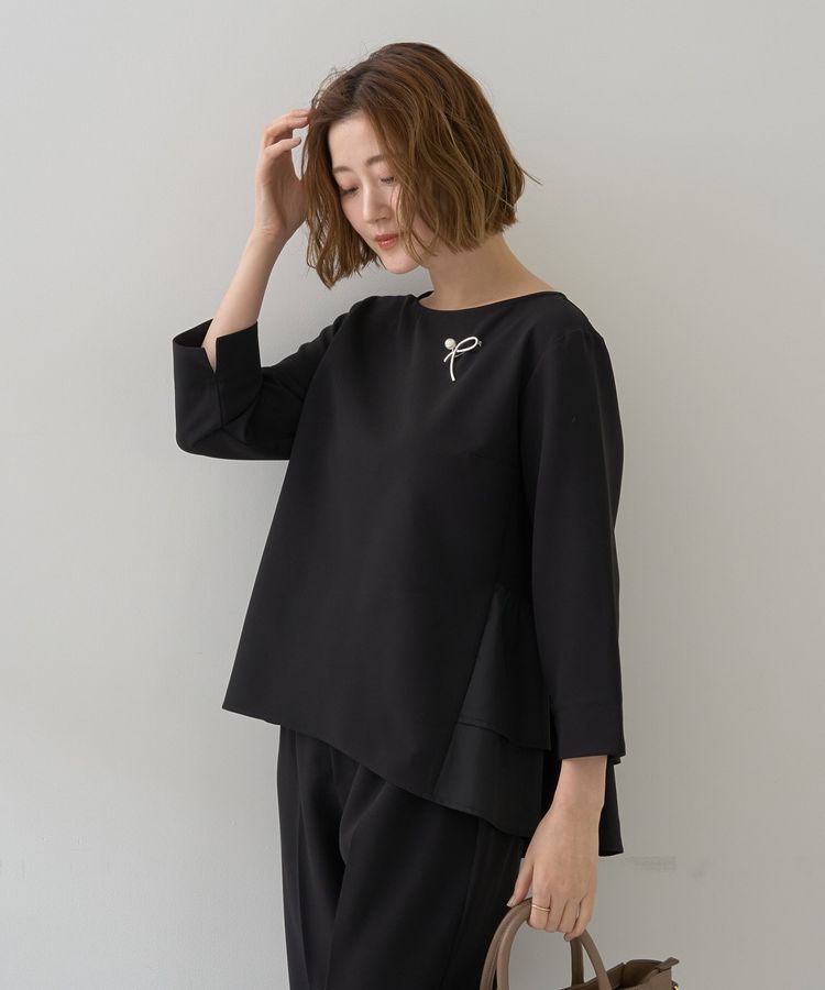 YECCA VECCA「【2点SET】バックフリルデザインセットアップ」|オールインワン|