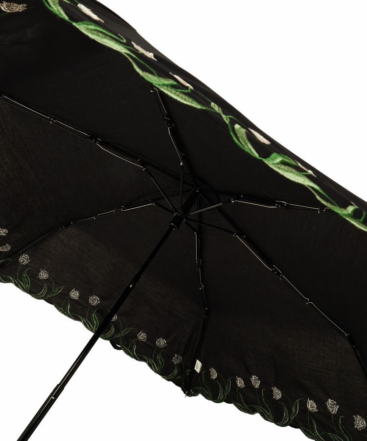 YECCA VECCA「【because】チューリップ刺繍ミニ」|傘|