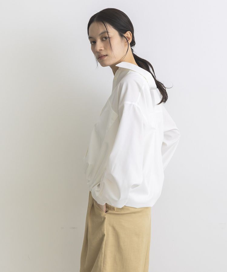 GARAGE OF GOOD CLOTHING「裾ドロストロングスリーブスクエアシャツ」|シャツ・ブラウス|