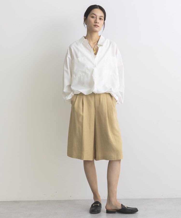 GARAGE OF GOOD CLOTHING「裾ドロストロングスリーブスクエアシャツ」|シャツ・ブラウス|