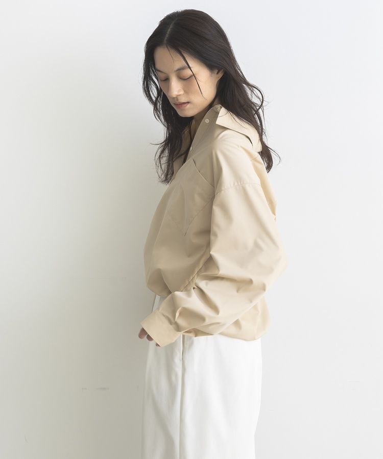 GARAGE OF GOOD CLOTHING「裾ドロストロングスリーブスクエアシャツ」|シャツ・ブラウス|