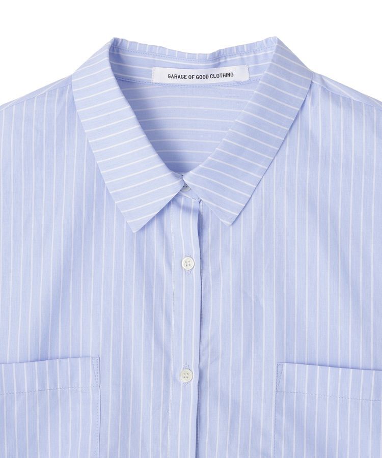 GARAGE OF GOOD CLOTHING「裾ドロストロングスリーブスクエアシャツ」|シャツ・ブラウス|