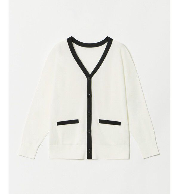 allureville「ハイツイストコットンV カーディガン」|カーディガン|