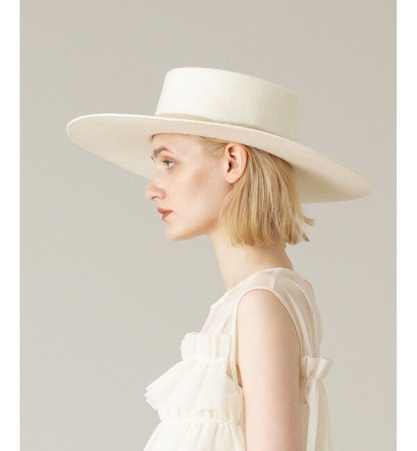 LOULOU WILLOUGHBY「【LOULOU WILLOUGHBY】ベロアリボンハット」|ハット|