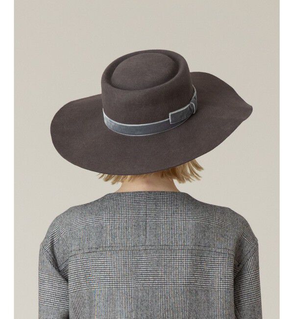 LOULOU WILLOUGHBY「【LOULOU WILLOUGHBY】ベロアリボンハット」|ハット|