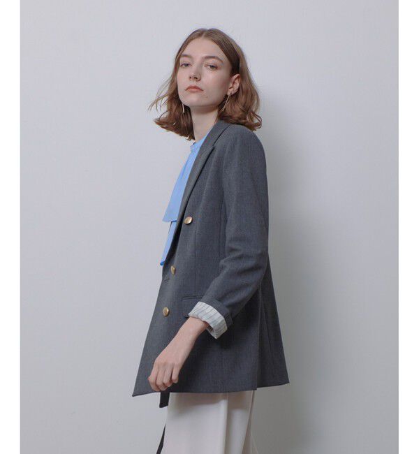 allureville「リオペルダブルブレストジャケット」|テーラードジャケット|