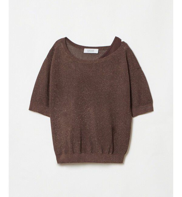 LOULOU WILLOUGHBY「【LOULOU WILLOUGHBY】ワンショルダーアンサンブル」|ニット・セーター|