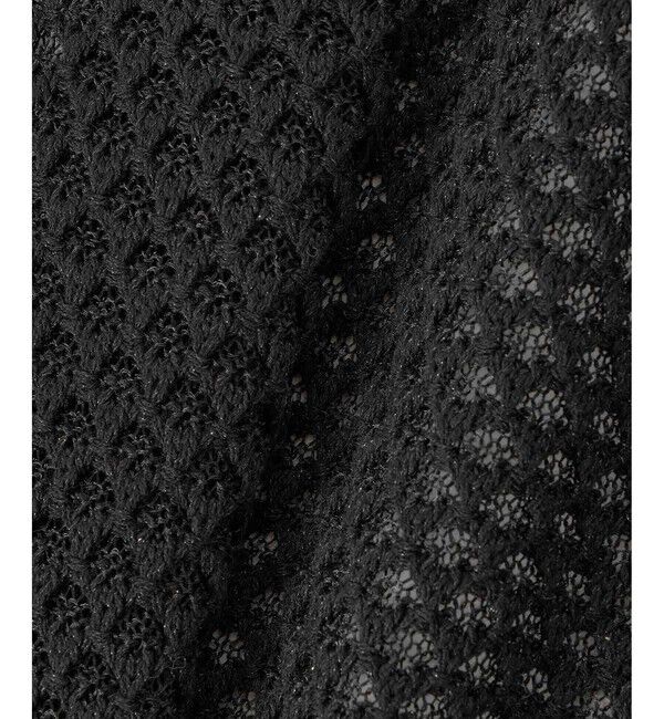 allureville「透かし編みジレプルオーバー」|ニット・セーター|