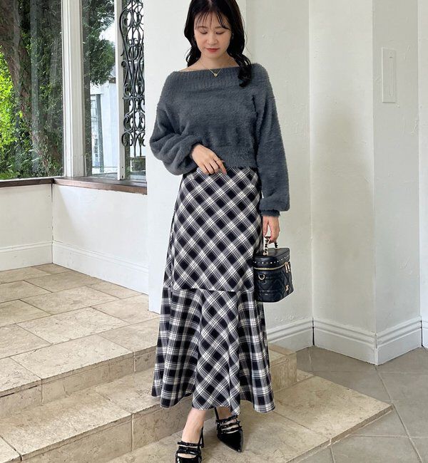  「後ろリボン2wayニットSETワンピ」|ワンピース|