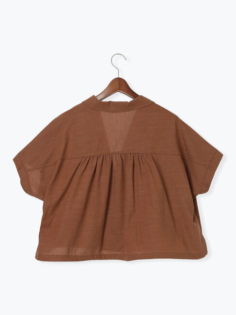 Te chichi TERRASSE「テーラーカラー羽織りシャツ《2025summer catalog item》」|シャツ・ブラウス|