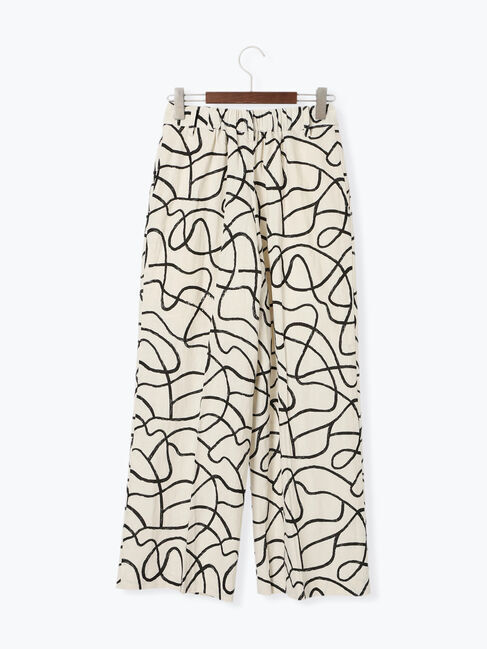 Te chichi「プリントアソートレーヨンリネンパンツ《2025summer catalog item》」|その他|