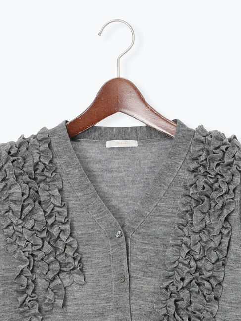 Te chichi「フリルVネックカーディガン」|カーディガン|