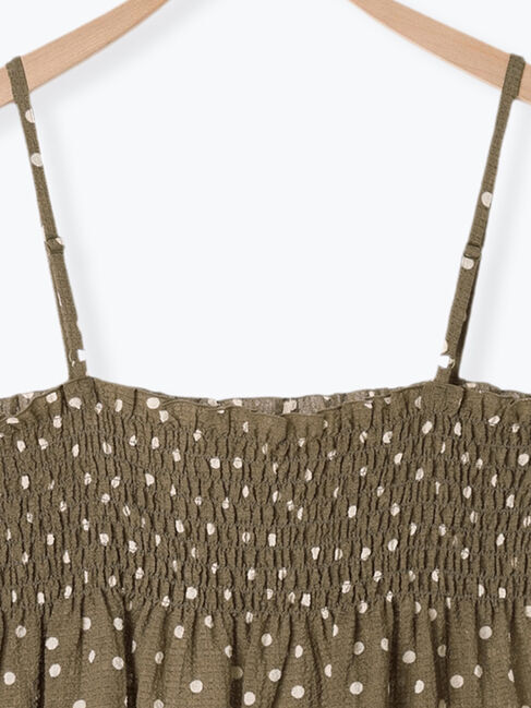 Samansa Mos2「◎シャーリングキャミチュニック」|シャツ・ブラウス|