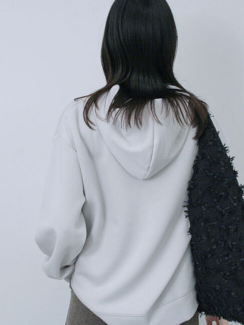 Samansa Mos2 blue「ダンボールパーカー」|Tシャツ・カットソー|