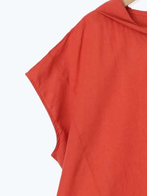 Samansa Mos2「【クールコットン】柄アソートフレンチスリーブチュニック」|シャツ・ブラウス|