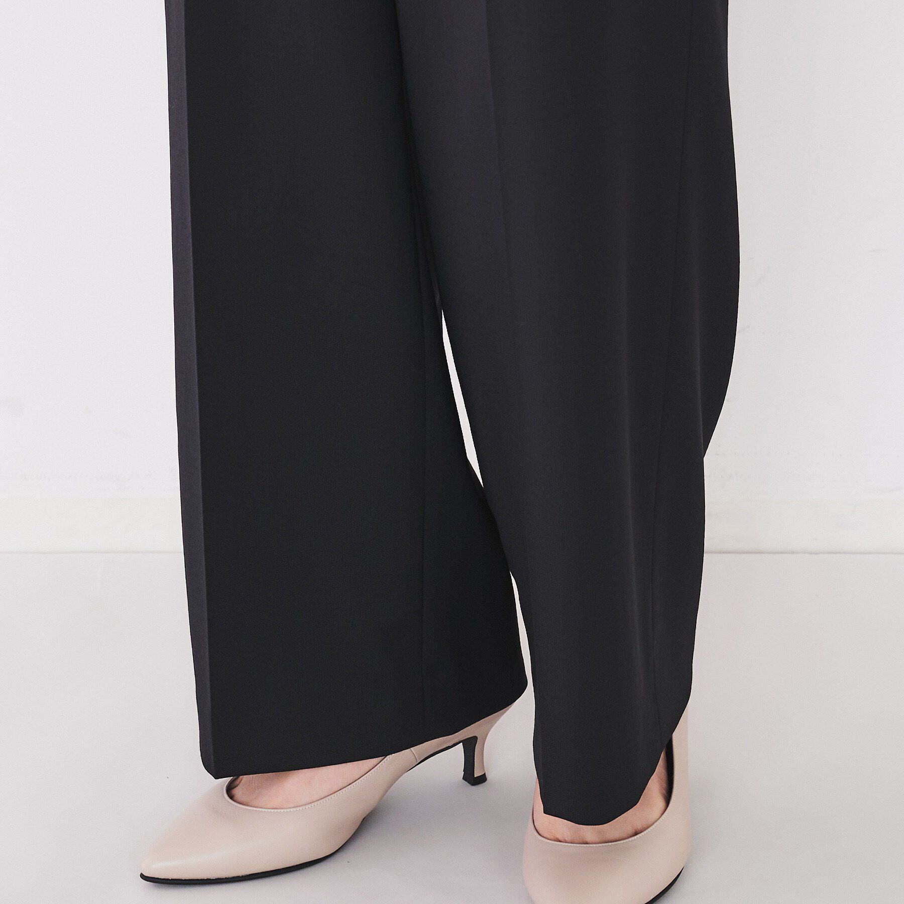 UNTITLED「【洗える通勤スーツ】レジェールギャバ ストレッチワイドパンツ」|その他|