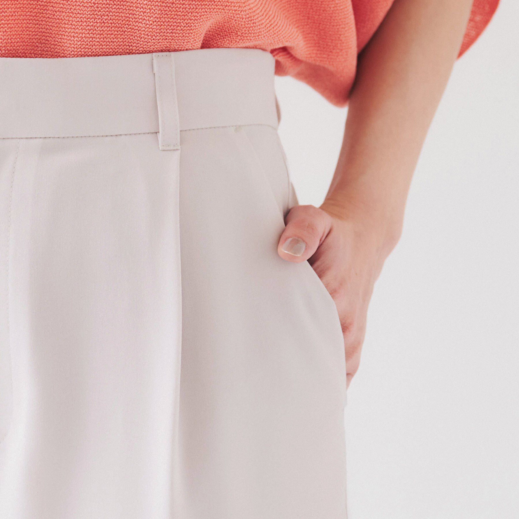 UNTITLED「【オンオフ/ストレッチ】ツイルテーパードパンツ」|その他|