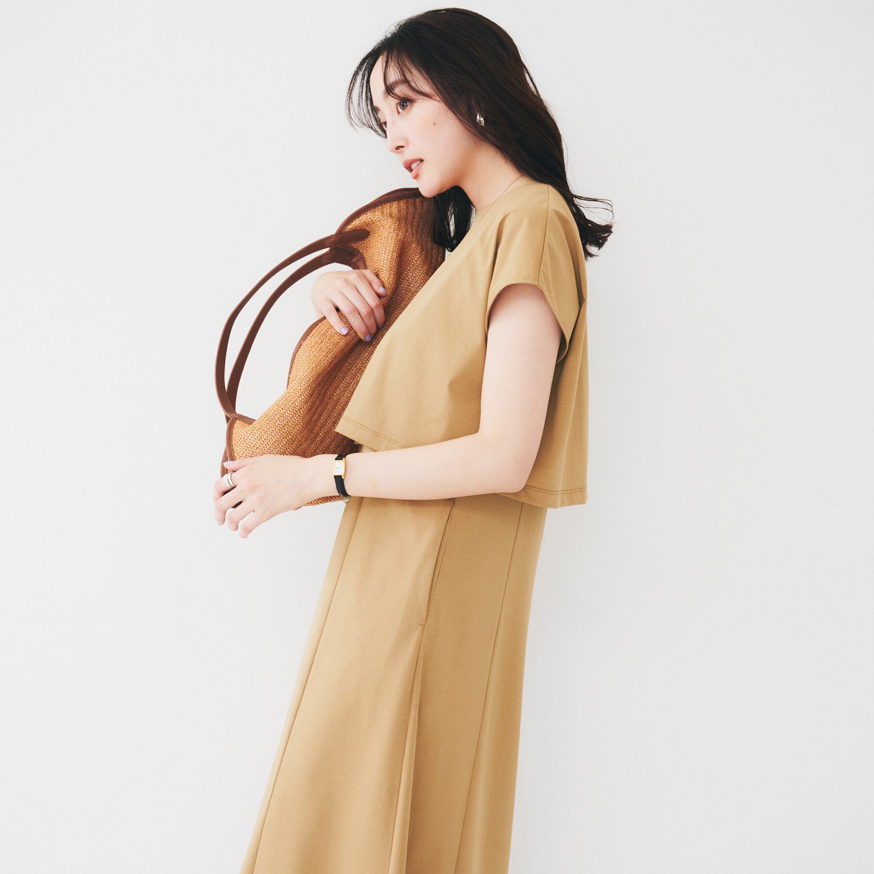 UNTITLED「【洗える／夏ワンピ／2WAY】ジャージワンピース」|ワンピース|