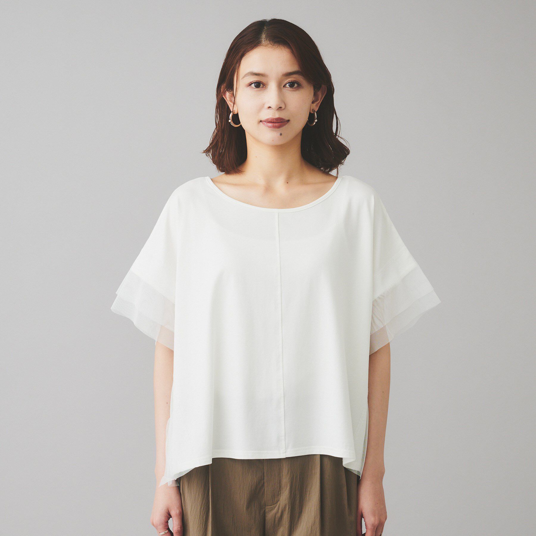 UNTITLED「【TORRAZZO DONNA】前後2wayポンチョプルオーバー」|Tシャツ・カットソー|