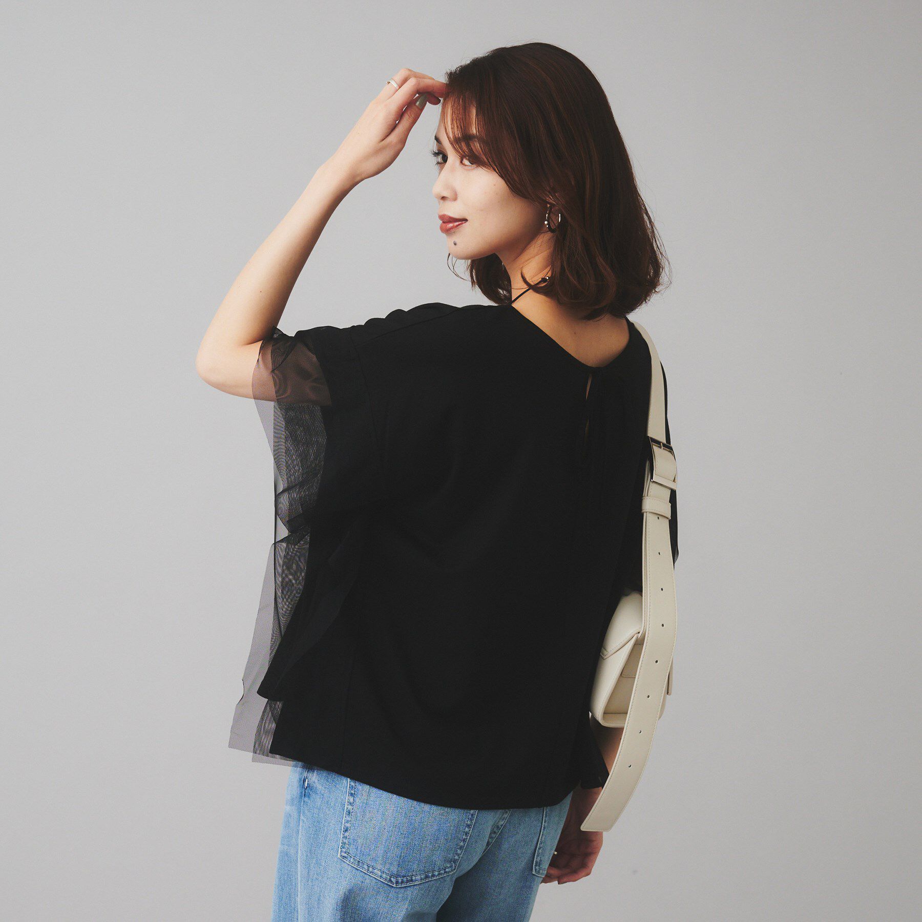 UNTITLED「【TORRAZZO DONNA】前後2wayポンチョプルオーバー」|Tシャツ・カットソー|