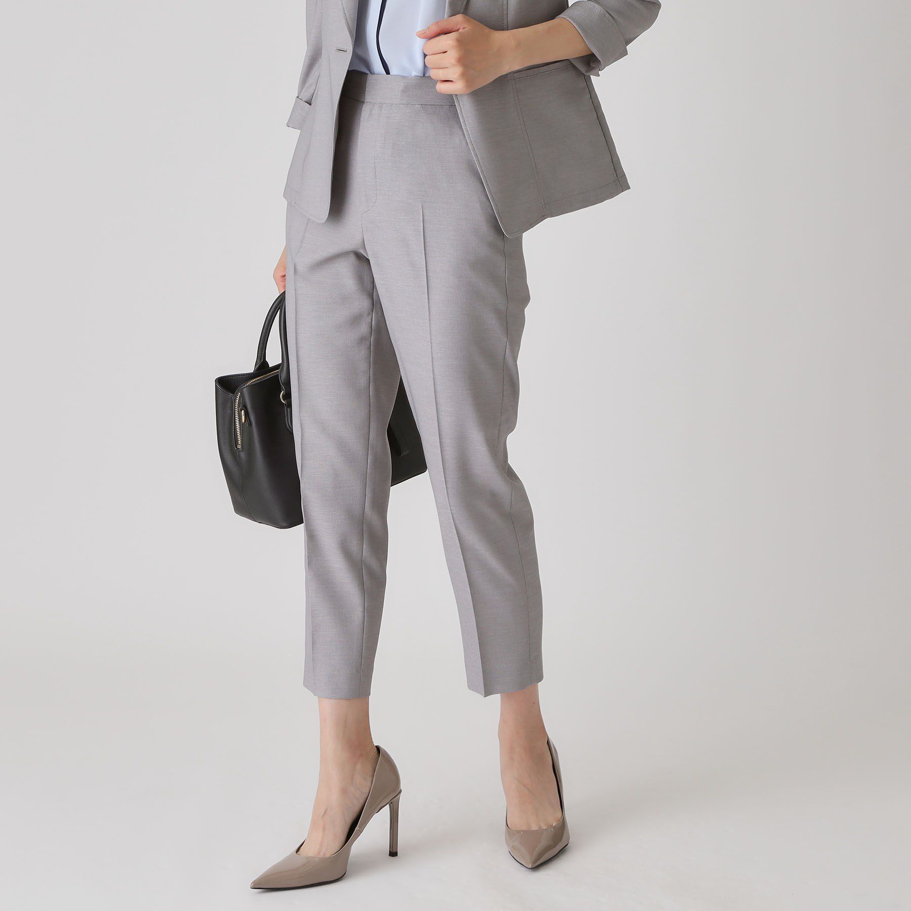 COUP DE CHANCE「【手洗い可／日本製】スリムテーパードパンツ」|その他|グレー(012)