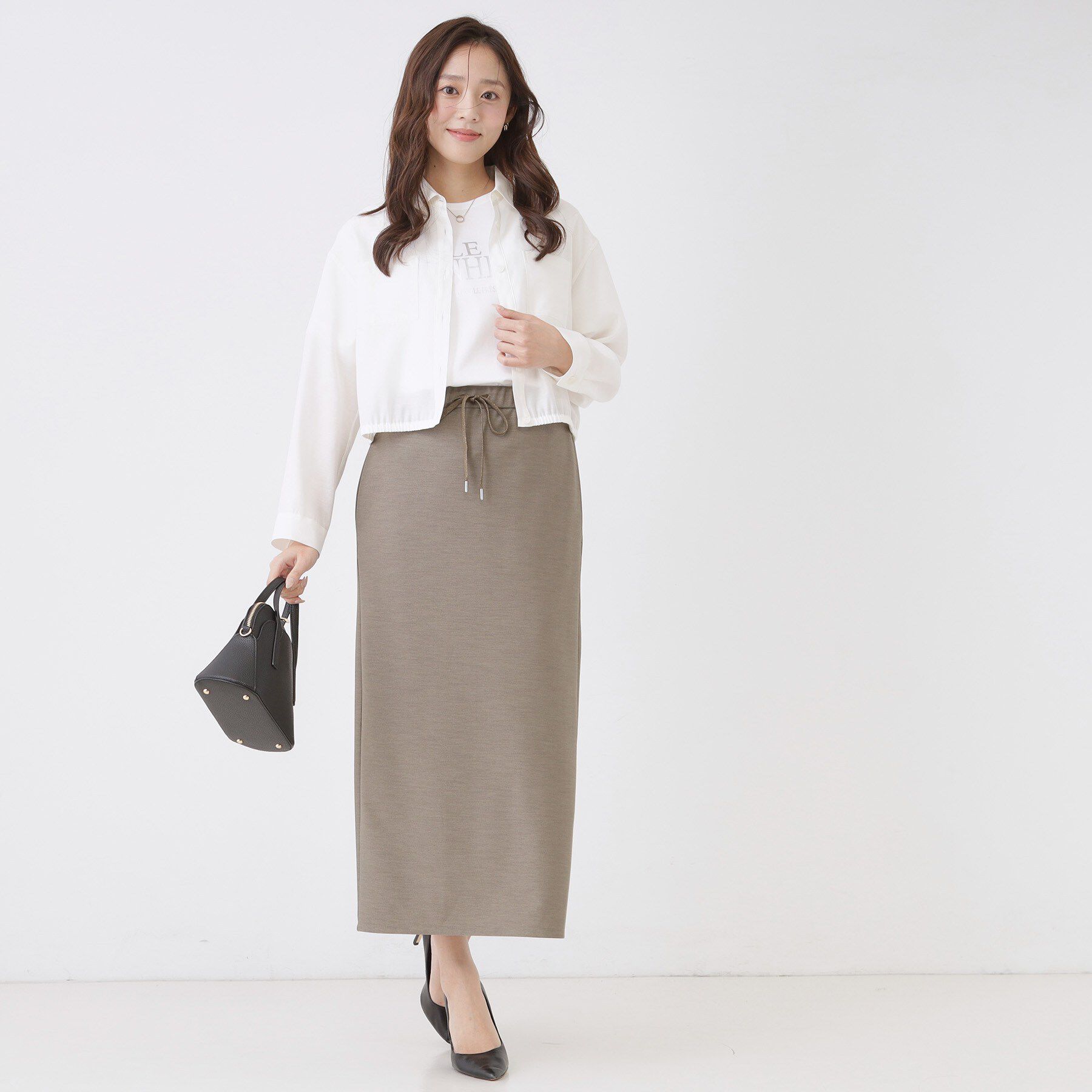 COUP DE CHANCE「【手洗い可/ショート丈】クロップドシャツ」|シャツ・ブラウス|