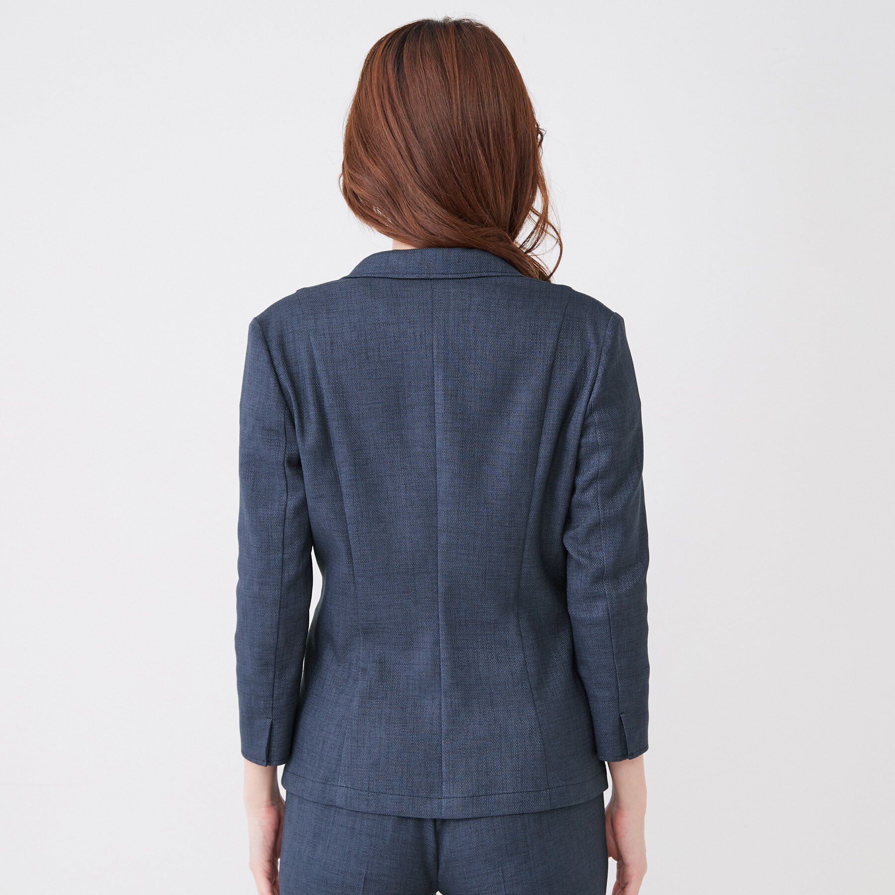 COUP DE CHANCE「【手洗い可／日本製／7分袖／UVケア】リネンライク テーラードジャケット」|テーラードジャケット|